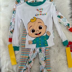 Toddler 4 piece Cocomelon pajama set